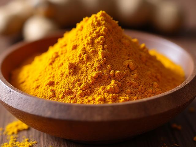हल्दी पाउडर - सुनहरा पीला मसाला, खाना पकाने और औषधीय उपयोग के लिए